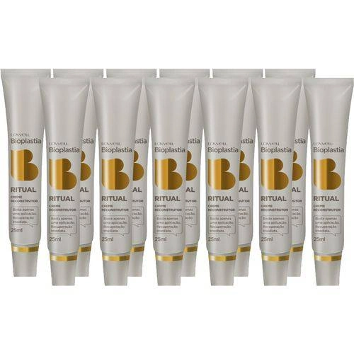 Lowell Bioplastia Capilar Display Ritual Creme Reconstrutor Home Care 12x25ml