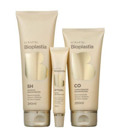 Lowell Kit Bioplastia Capilar Home Care (3 Produtos)