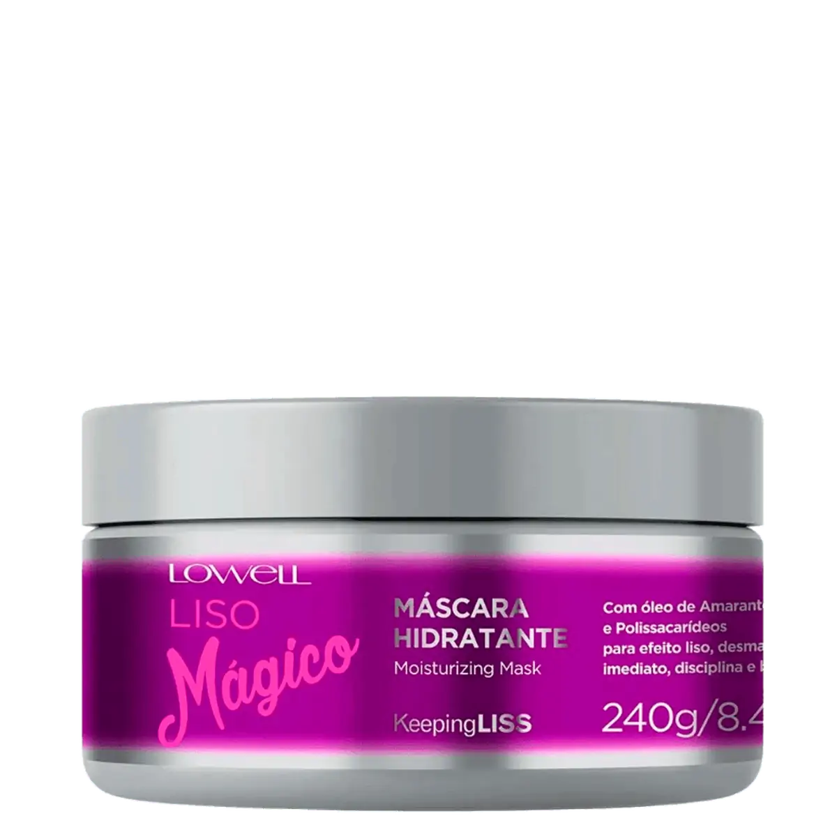 Mãscara Capilar Liso Mãgico Keepingliss Lowell 240g