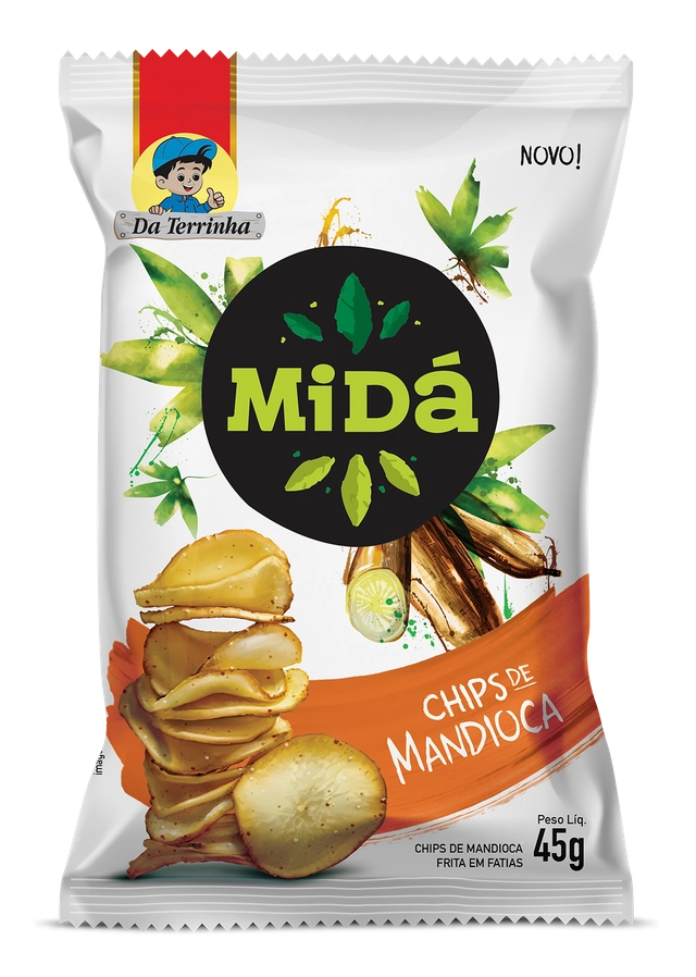 Chips De Mandioca Midá 45g