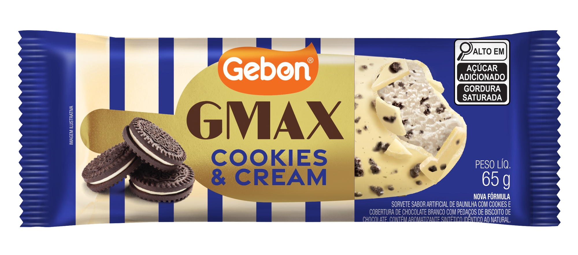 Sorvete Gebon Pal.extru.cook.cream
