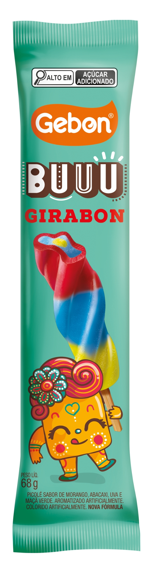 Sorvete Gebon Buu Girabon 68g