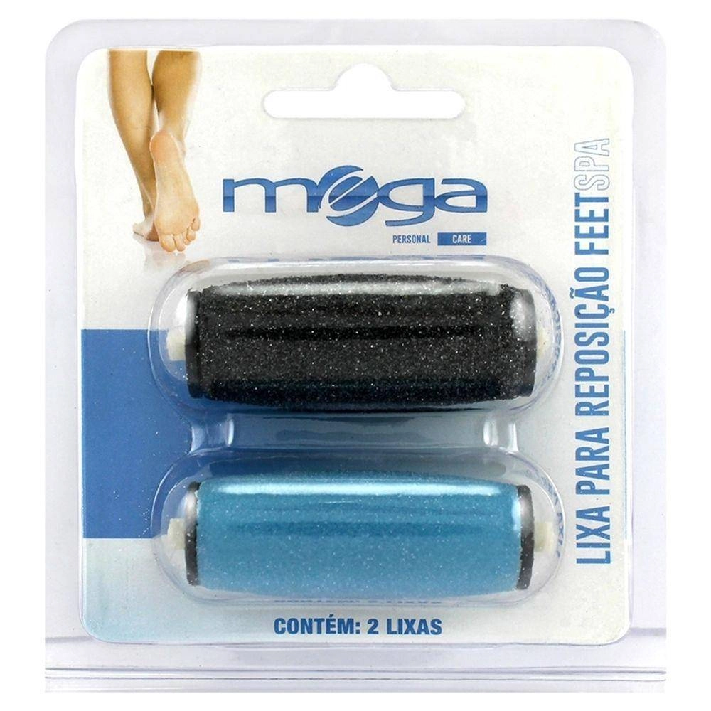 Refil Pedicuro Mega Lixa Para Reposicao Feet Spa Lixa Grossa E Fina 2un