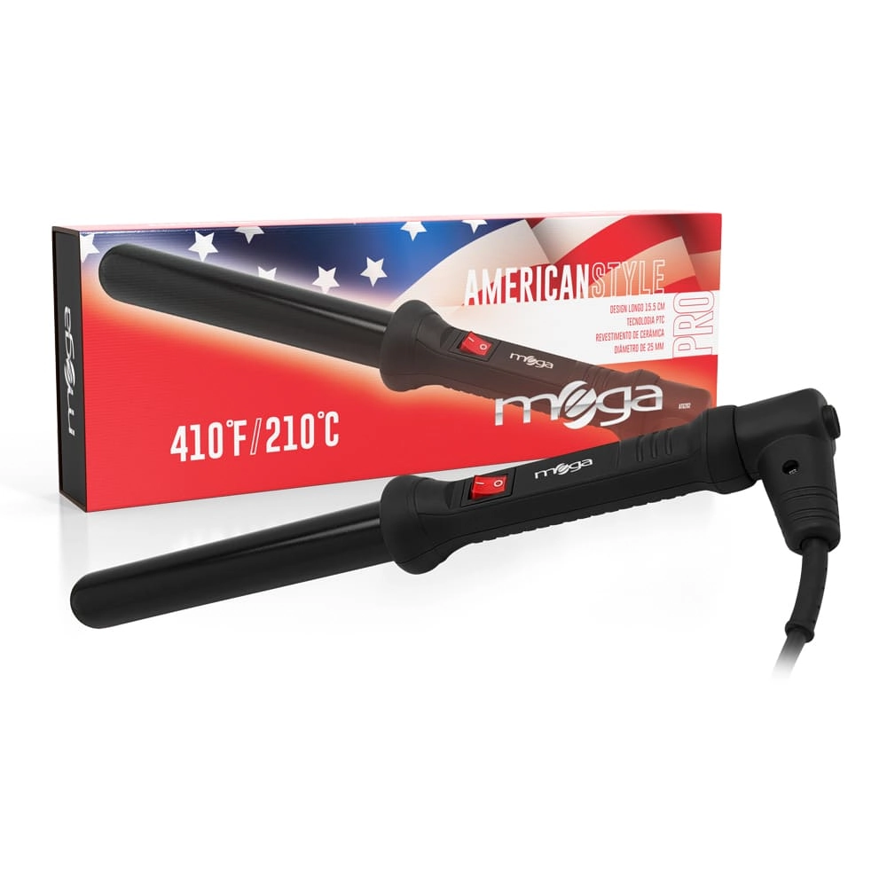 Modelador P/cabelo Mega American Style 25mm Preto 1un
