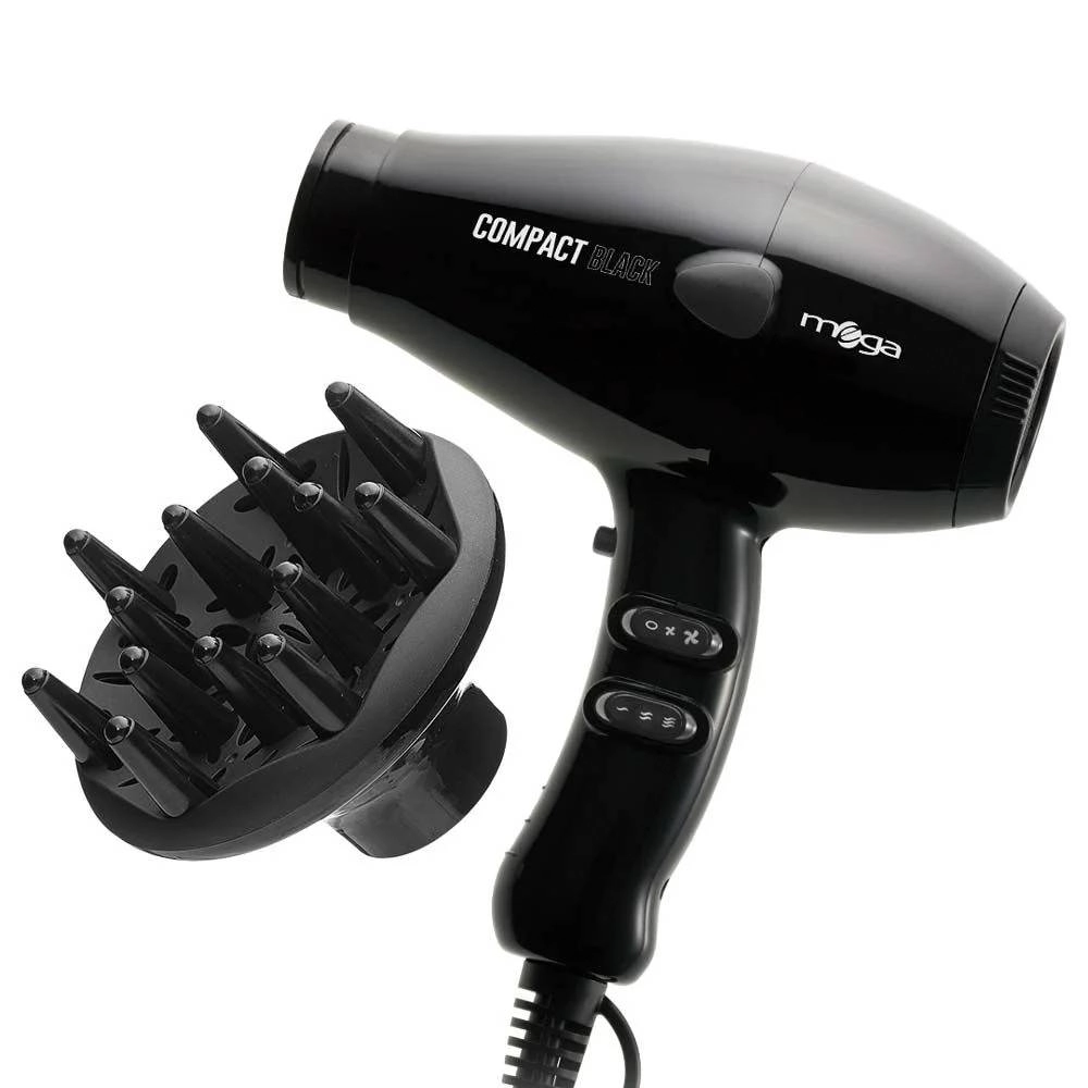 Secador Mega Compact Black 2200w 220v 1un