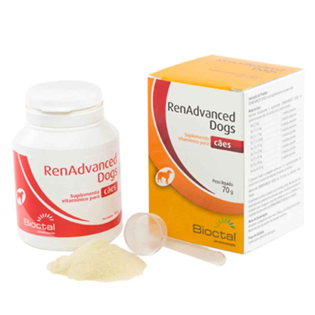 Suplemento Vitamínico RenAdvanced Dogs Bioctal 70 g