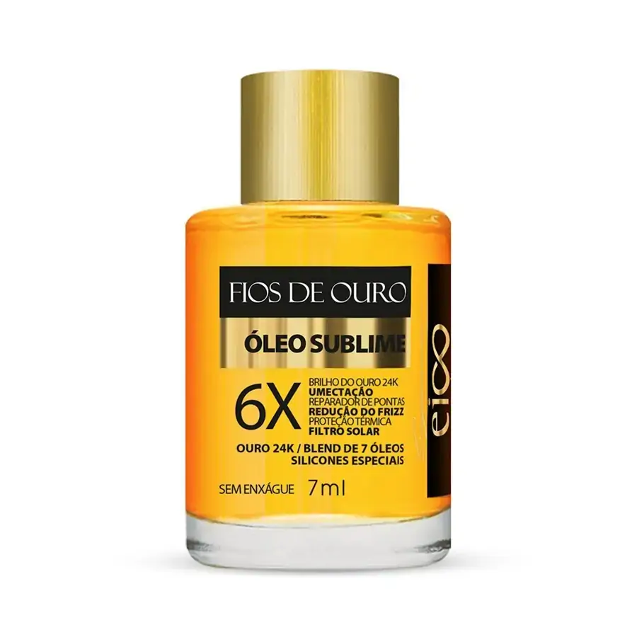 Oleo Capilar Eico Fios De Ouro 24k 7ml