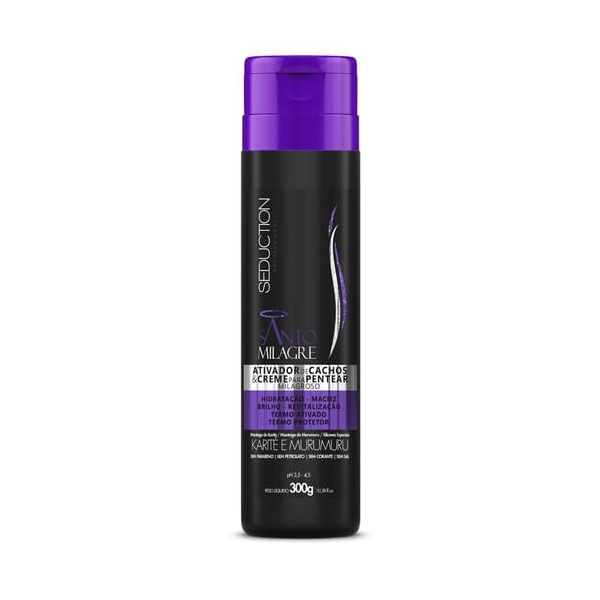 Ativador De Cachos Eico Seduction Santo Milagre 300g