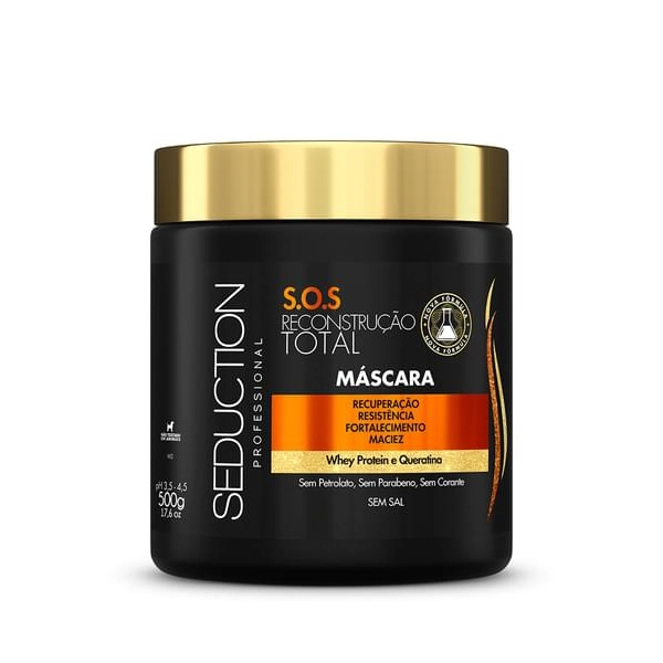 Mascara Seduction Reconstrucao Total 500 G