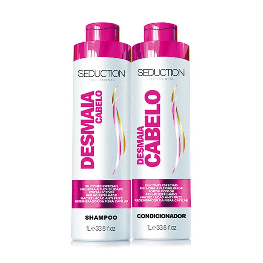 Kit Shampoo E Condicionador Desmaia Cabelo 1l Seduction