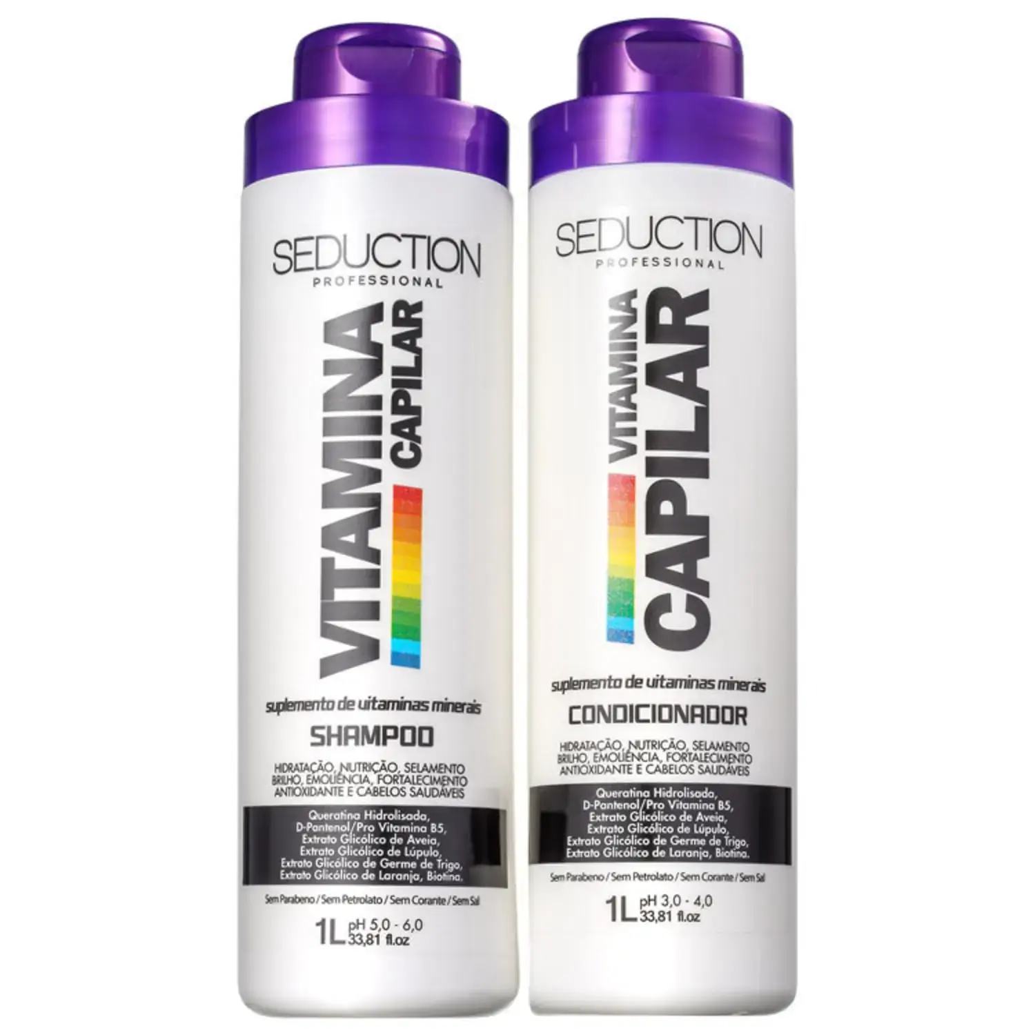 Kit Seduction Sh 1l Co 1l Vitamina Capilar