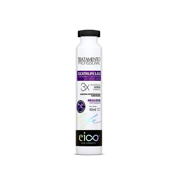 Ampola Mega Dose Eico Life Cicatrilife S.o.s 45ml