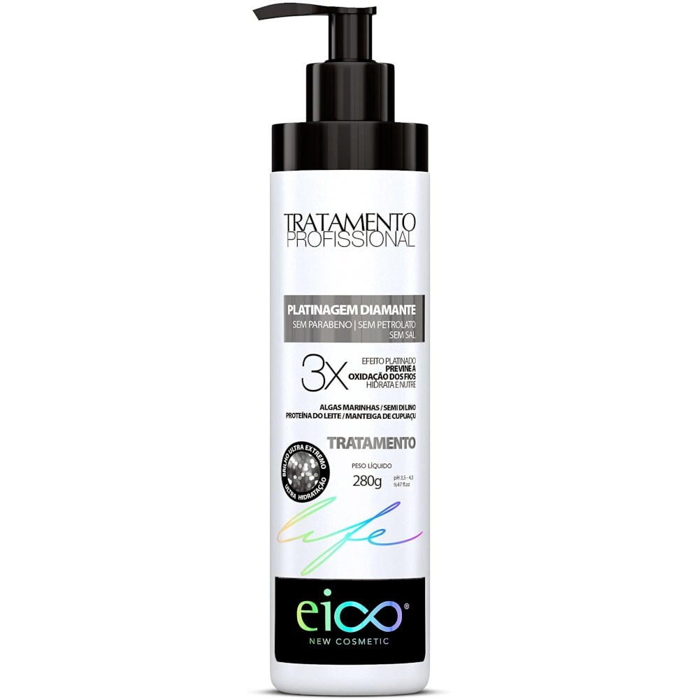 Tratamento Eico Life Platinagem Diamante 280g