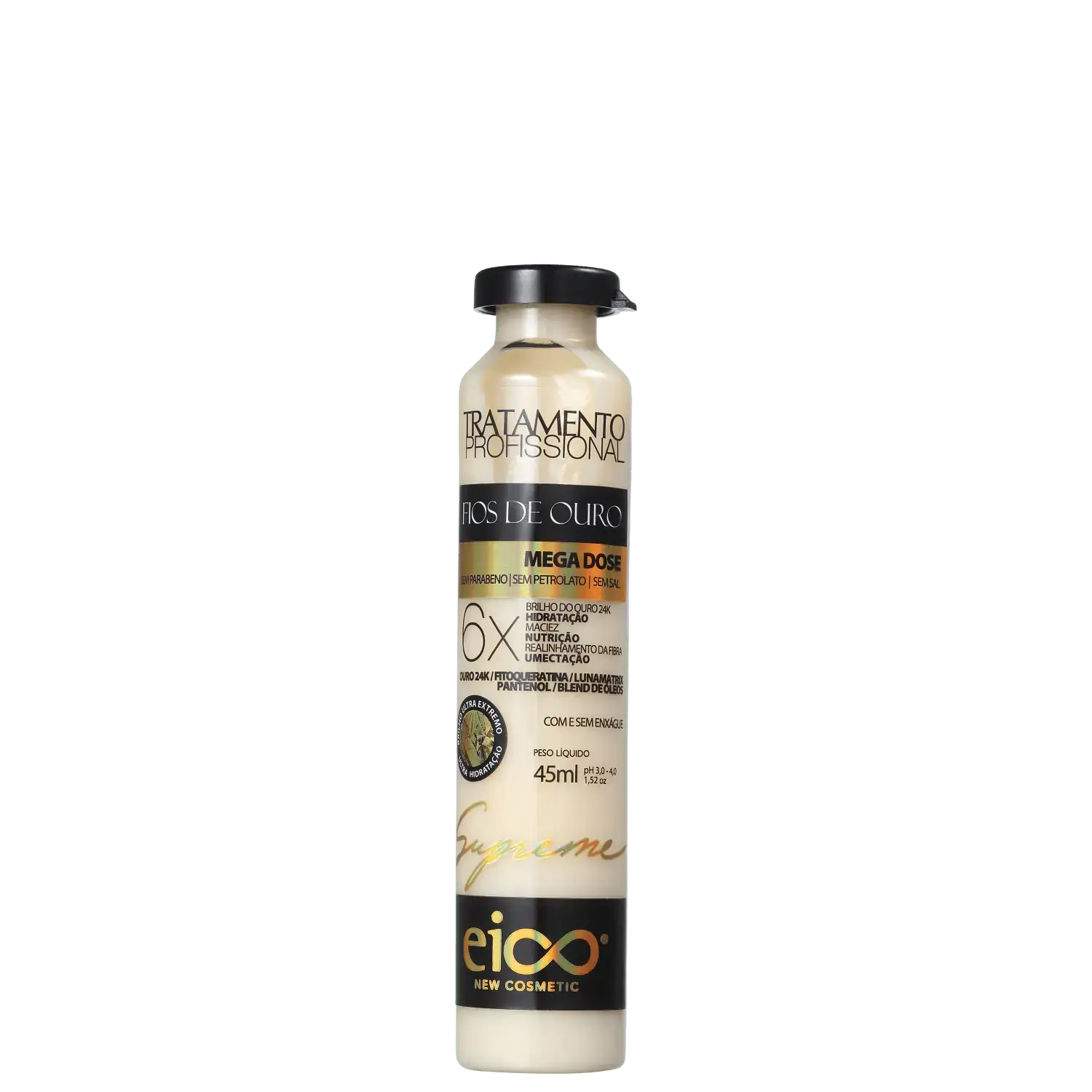 Mega Dose Eico Supreme Fios De Ouro 45ml