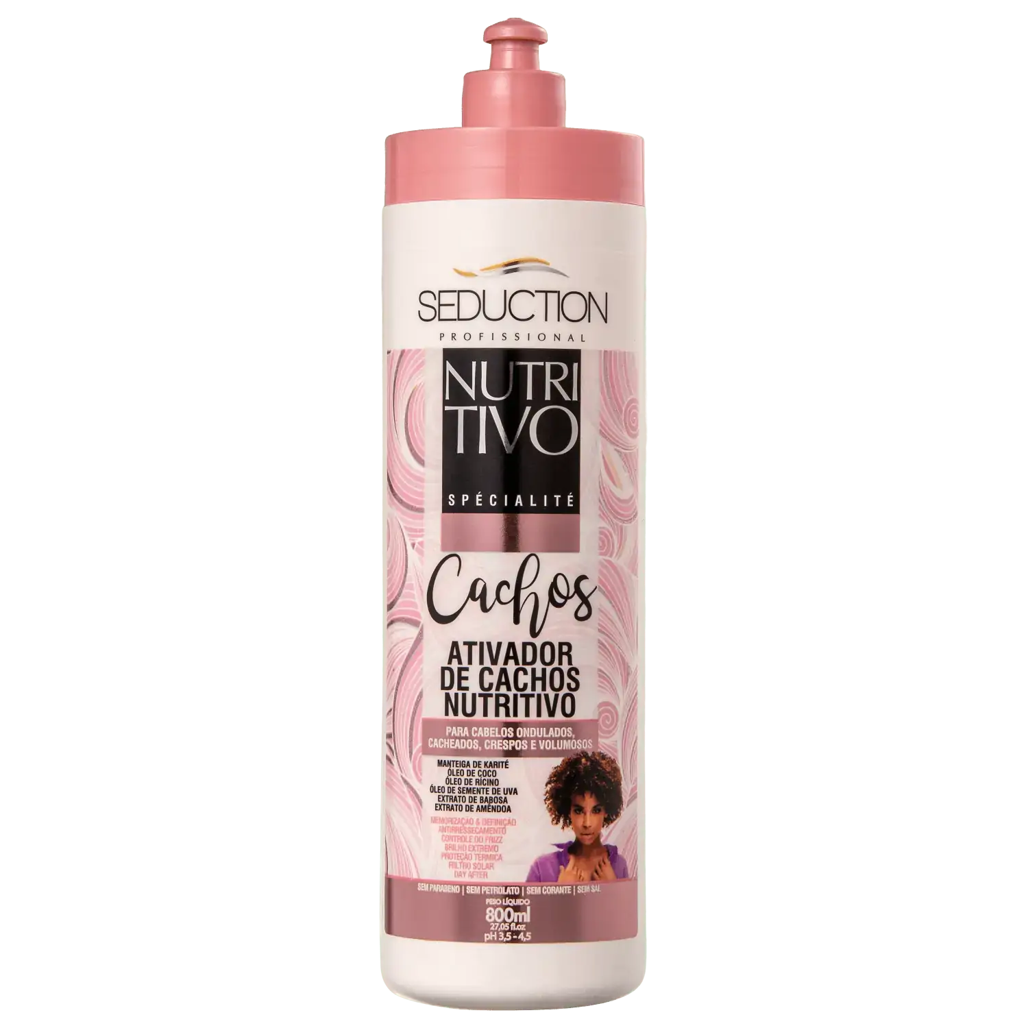 Ativador De Cachos Seduction 800ml Nut.esp.