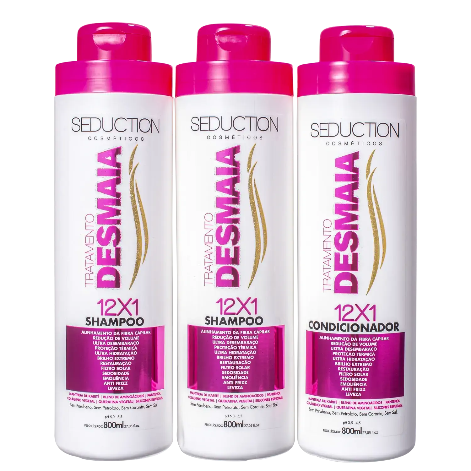Sed Trat Desmaia Kit 2sh 1cd 800ml Ss175 Eico