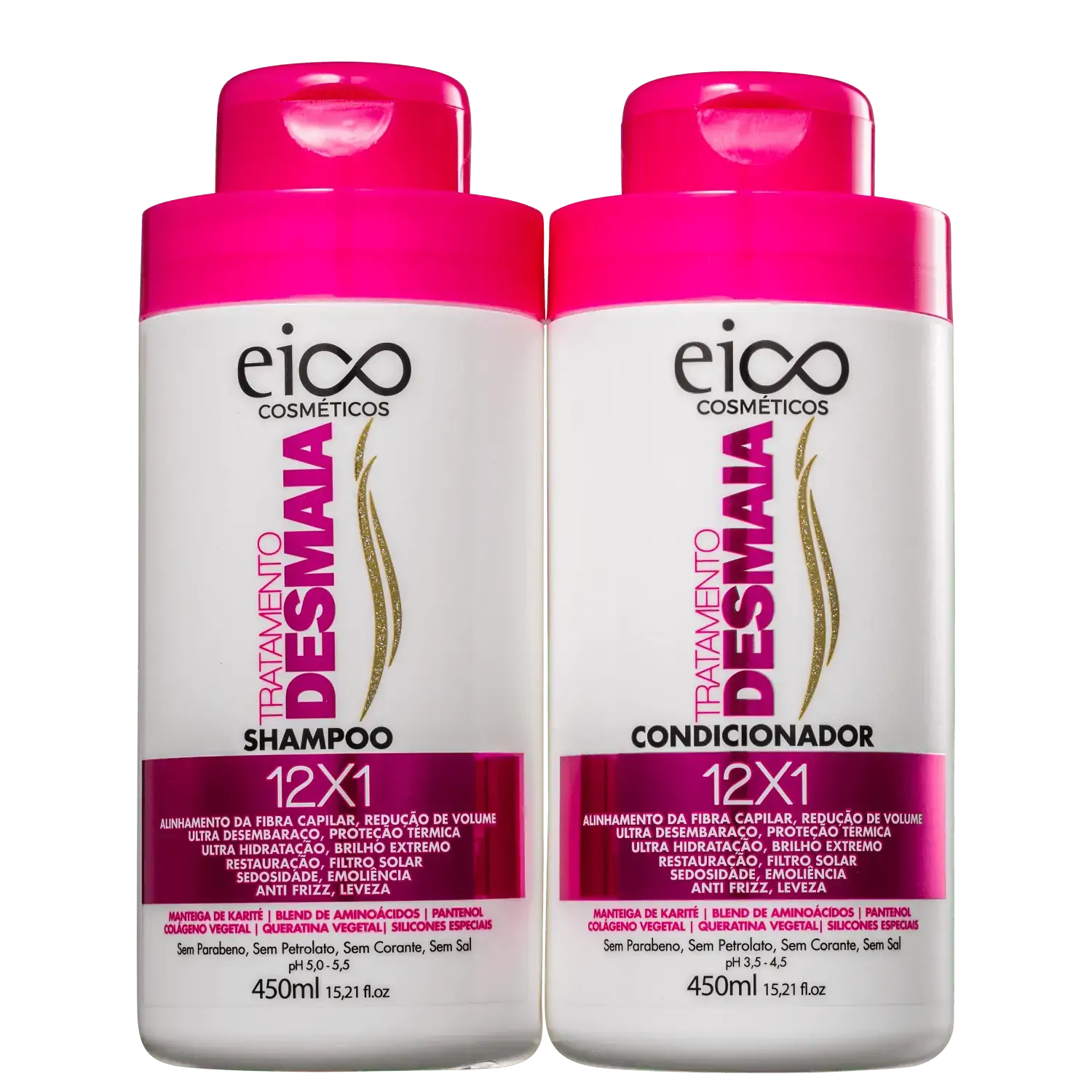 Kit Eico Tratamento Desmaia 2x450ml