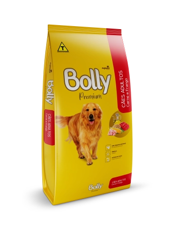 Racao Caes Bolly Premium 1kg Adult C/f