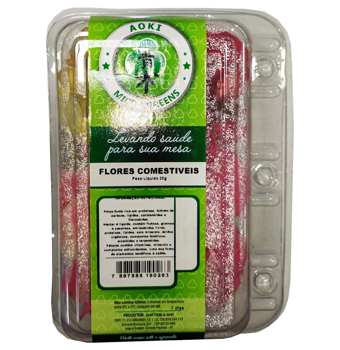 Fn Flor Comestivel Bd 20 Gr