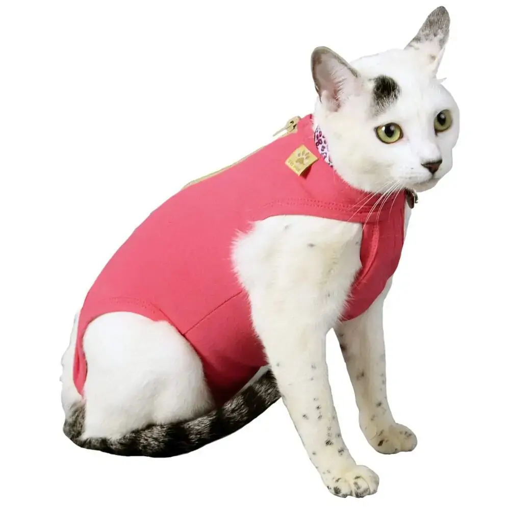 Roupa Cirúrgica Pet Met Para Gatos Rosa