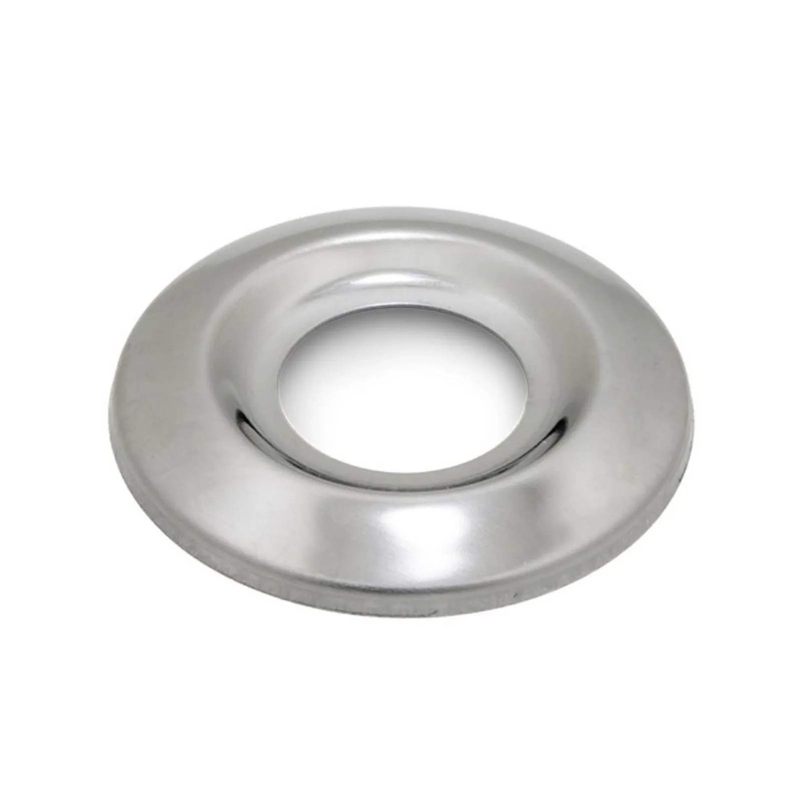 Canopla Redonda em Aço Inox para Torneira e Registro - CasaGrande Mundial