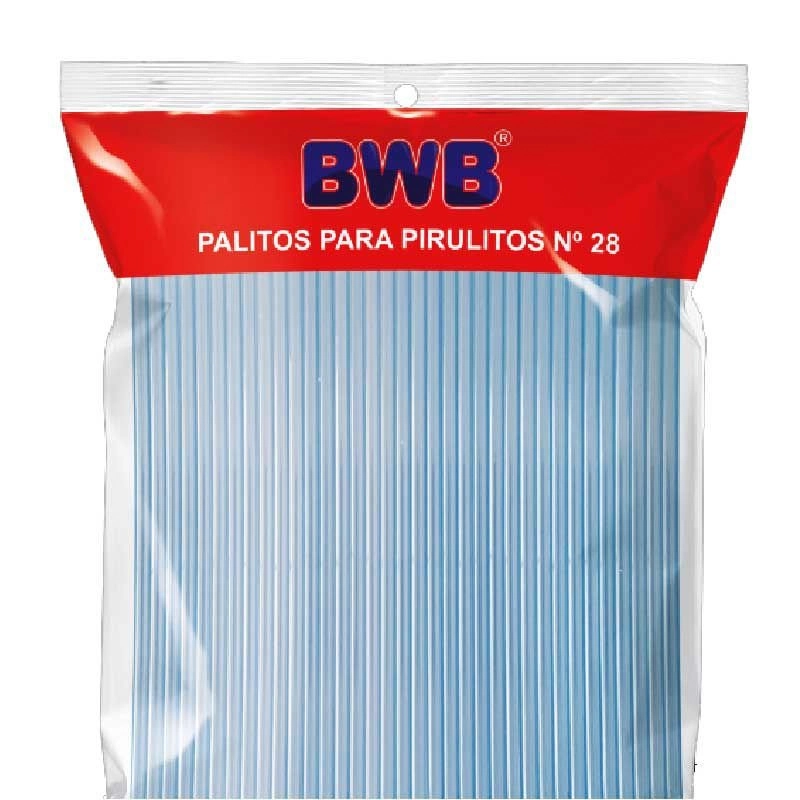 Palitos Para Pirulito Grande Azul C/50 C