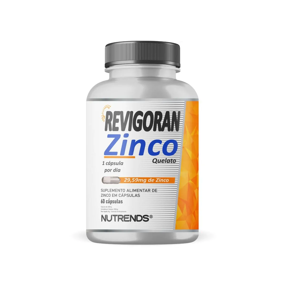 Zinco Quelato Reviroran 29 mg - 60 Cápsulas