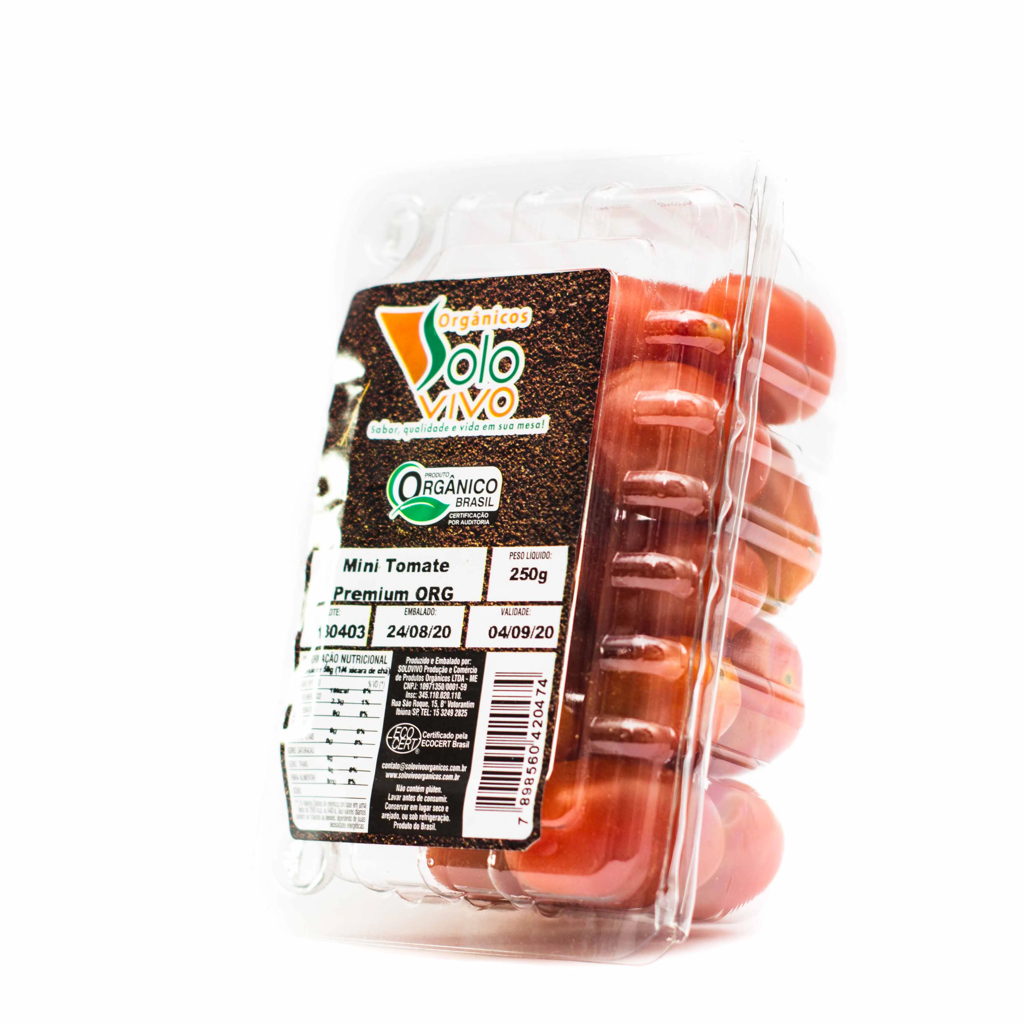 Mini Tomate Org Premium Solo Vivo 250gr