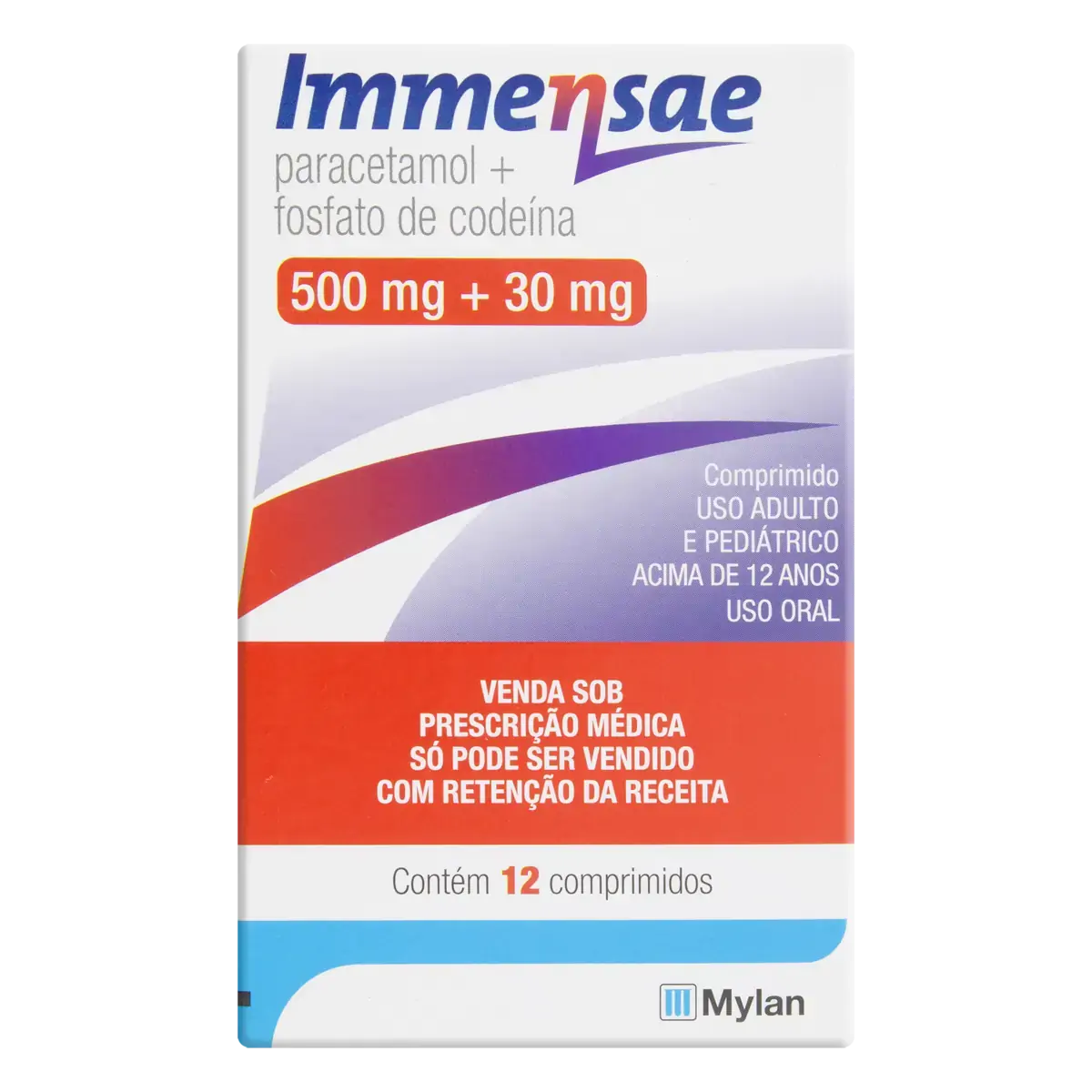 Immensae Mylan Caixa 12 Comprimidos