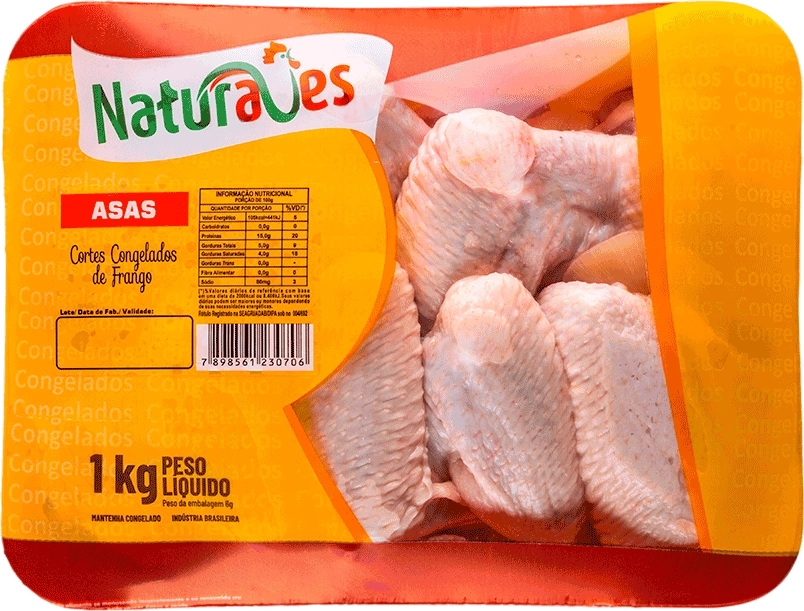 Asa De Frango Nat Band 1kg