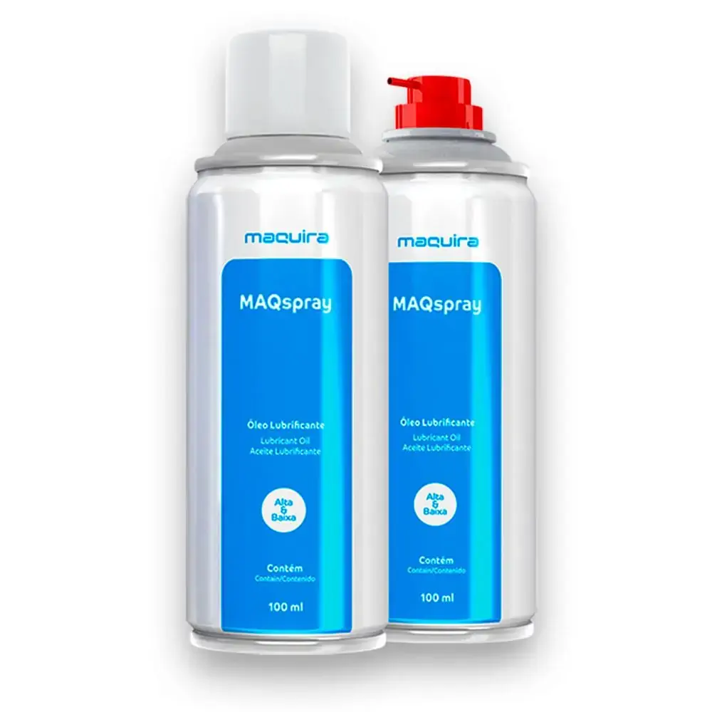 Lubrificante Maqspray Alta e Baixa 100ml - Maquira - Lubrificante Maqspray Alta E Baixa 100 Ml Maqui