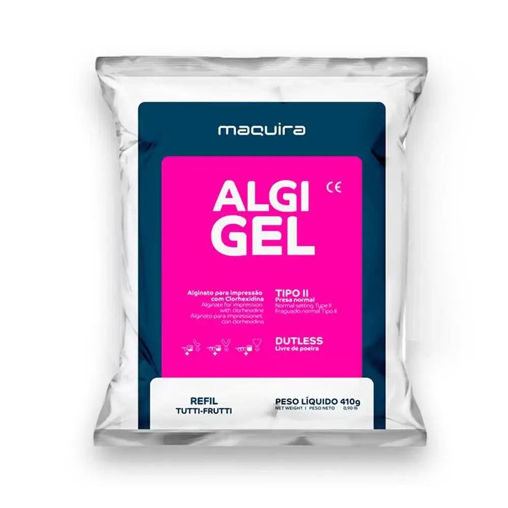 Alginato Algi-Gel Tipo II - Maquira - 410g (Cód. 26.1321)