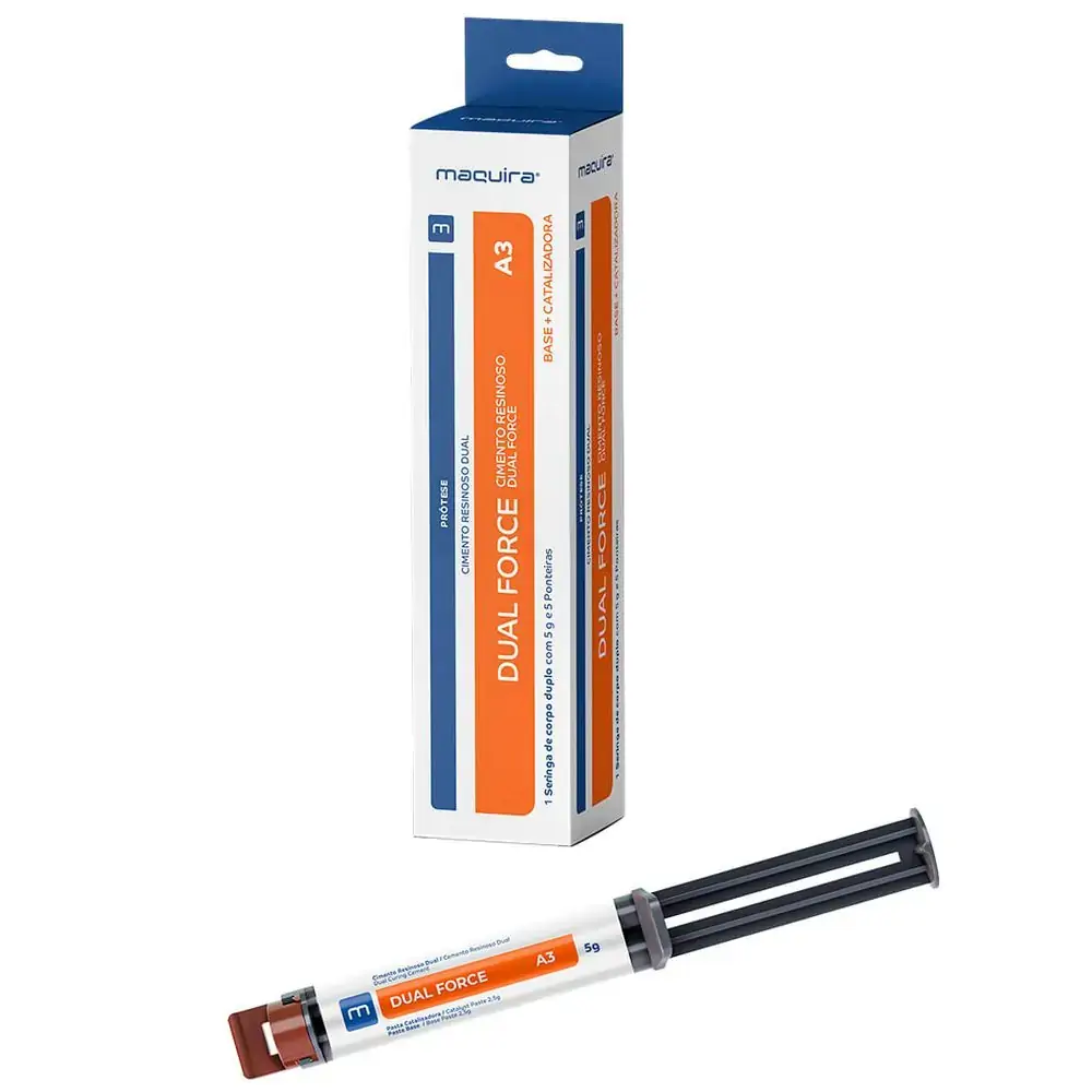 Cimento Resinoso Dual Force Corpo Duplo - Maquira - A3 (Cód. 26.8695)