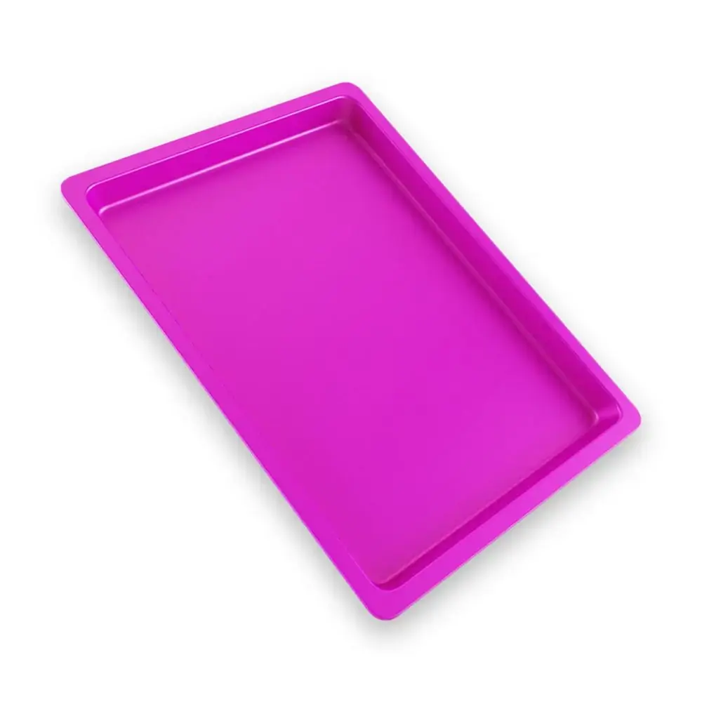 Bandeja Plástica Autoclavável 22x17x1,5cm - Maquira - Bandeja Plástica Autoclavável Rosa 22x17x1,5cm