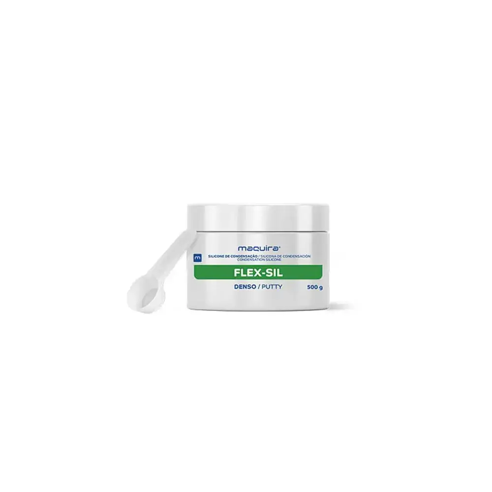 Silicone de Condensação Flex-Sil Denso 500g - Maquira - 26.1035