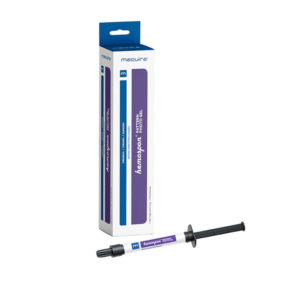 Hemospon Pattern Photo Gel Azul - Maquira