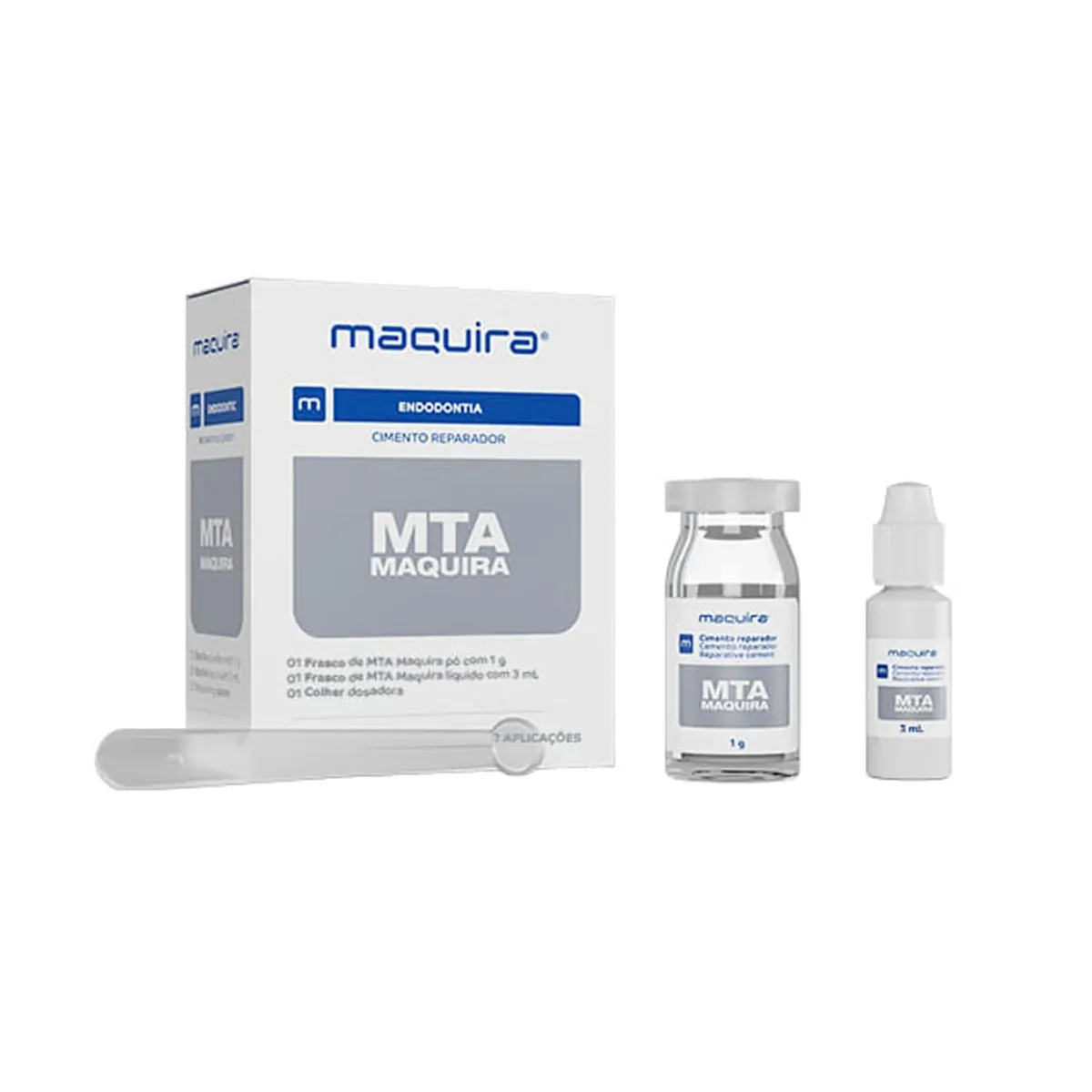 Cimento Reparador Mta 1g 7 Aplicações - Maquira - Cimento Reparador Mta 1G 7 Aplicações - Maquira