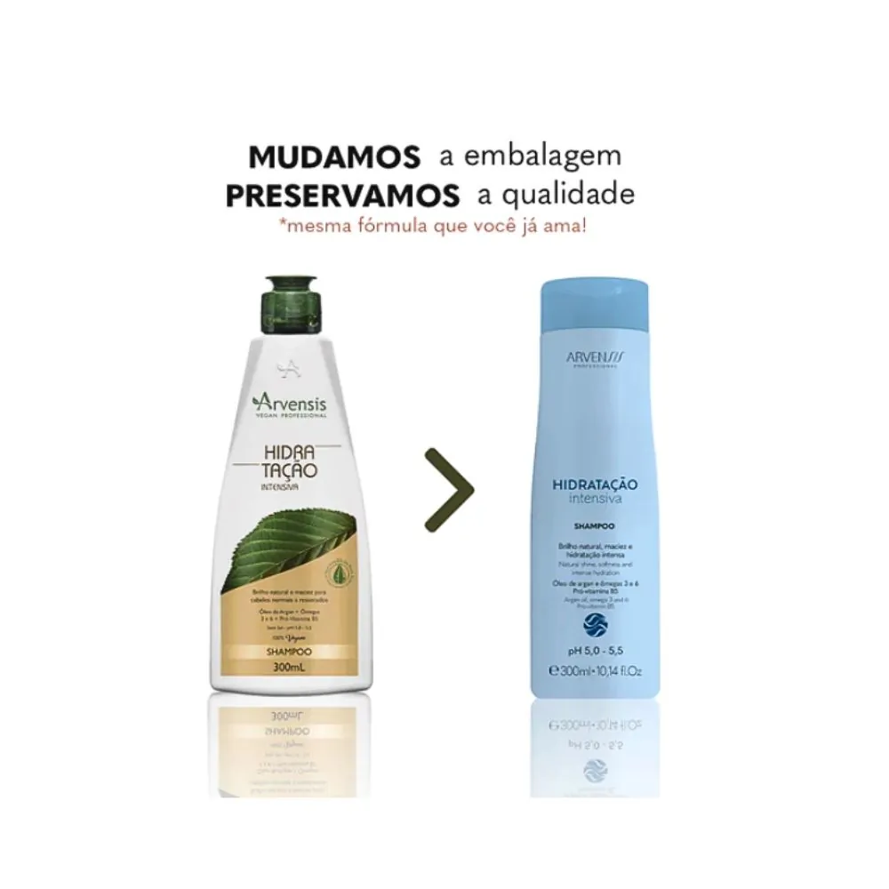 Shampoo Arvensis Hidratação Intensiva 300ml