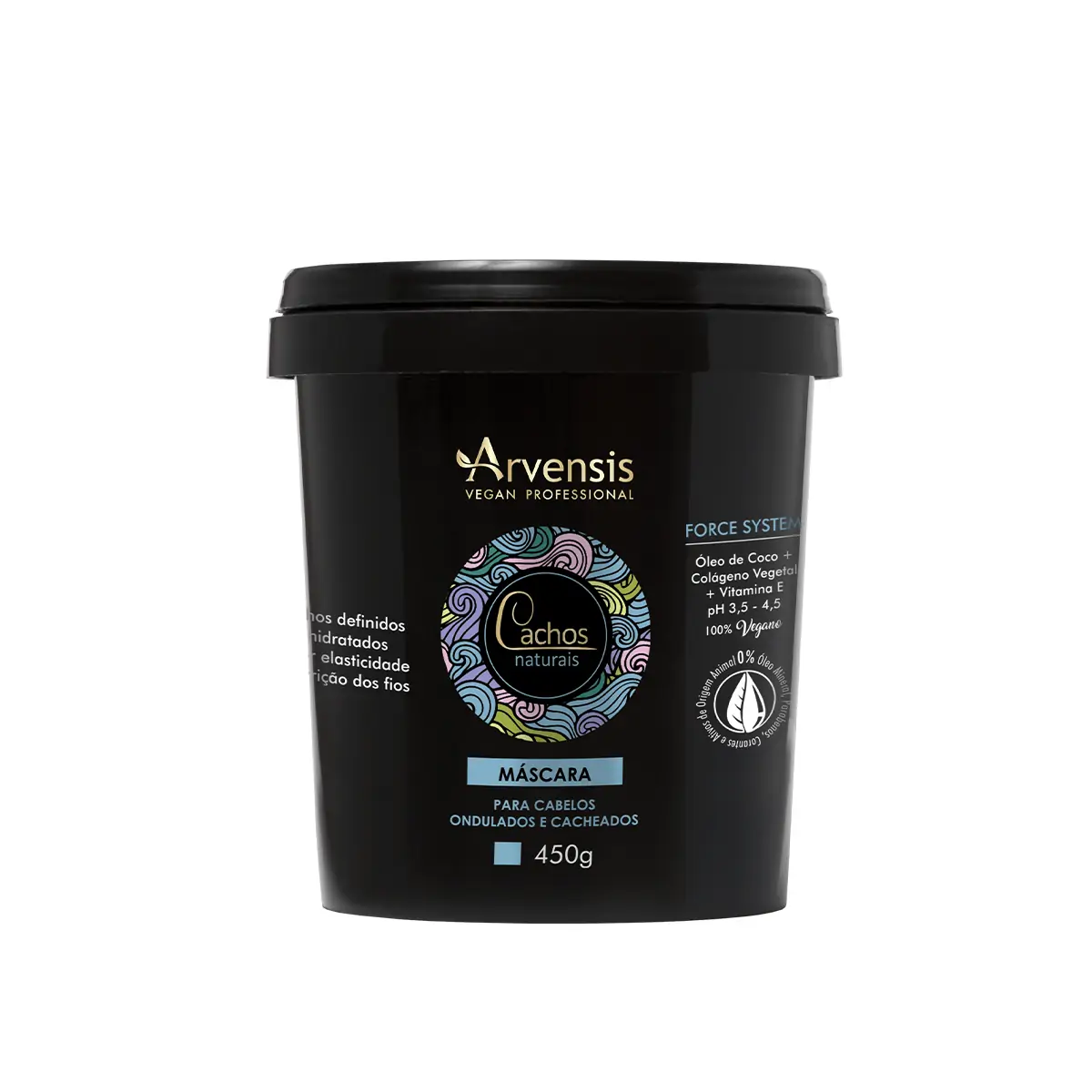 Masc Arvensis 450g Cachos Ondulados E Cacheados