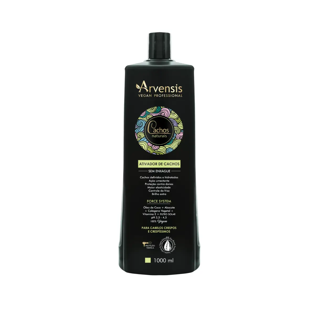 Ativador Arvensis Cachos Naturais 1000ml Crespo Crespissimos