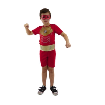 Fantasia Homem Aranha Curta C/mascara Tam:m