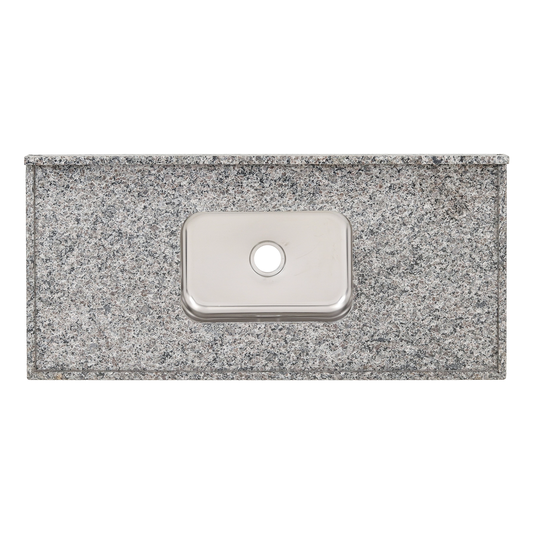 Pia de Cozinha Granito Ocre Itabira 120cm com Cuba Simples L.A. Pias e Granitos