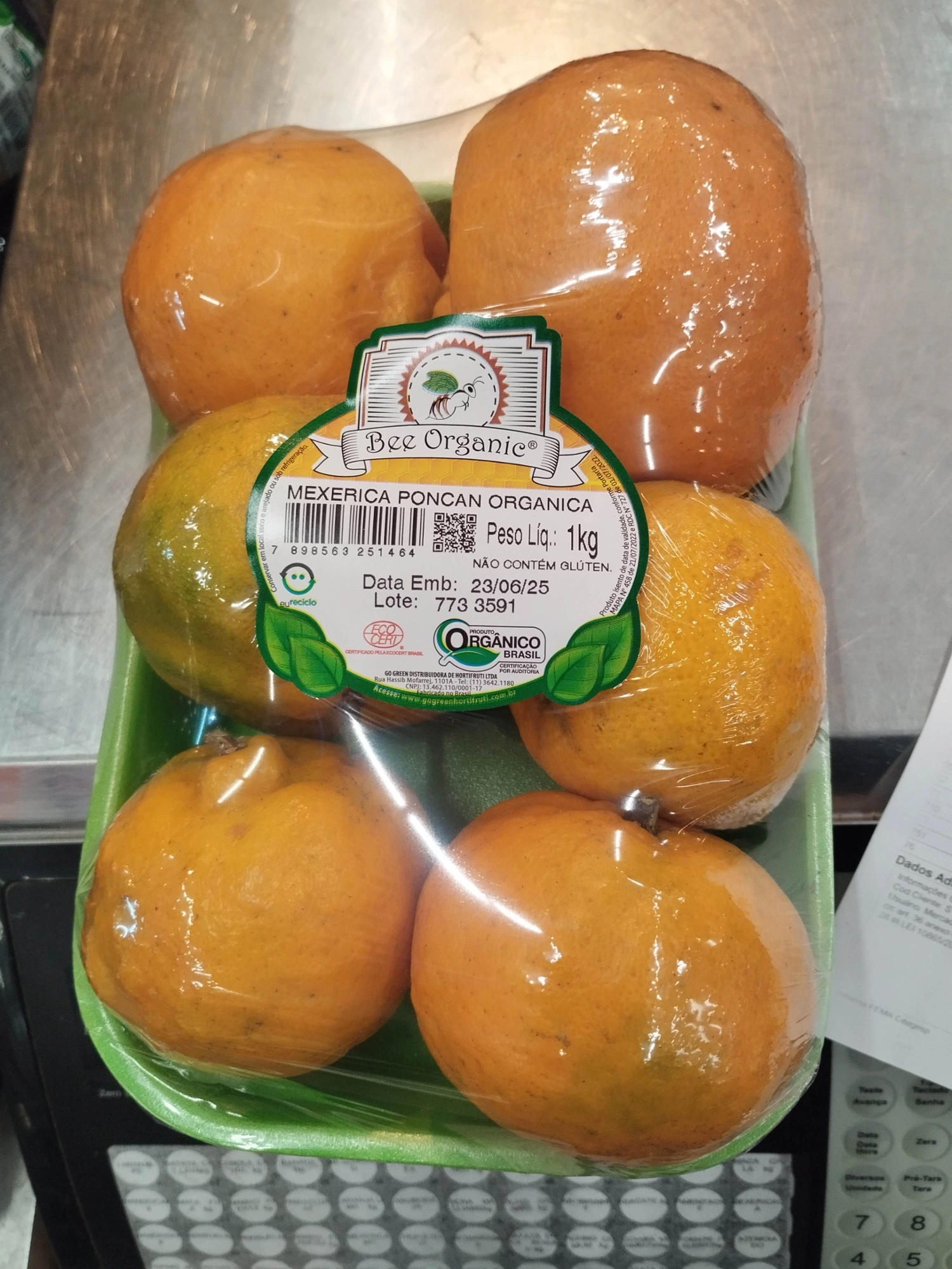 Mexirica Org Ponkan Bee Organic 1 Kg