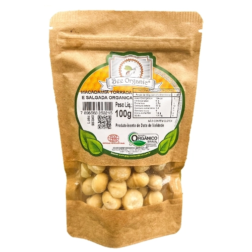 Macadâmia Torrada E Salgada Orgânica Go Green 100g