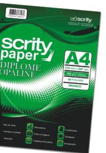 Papel Diplome A4 Peso 40 120g 50fl Sp05101