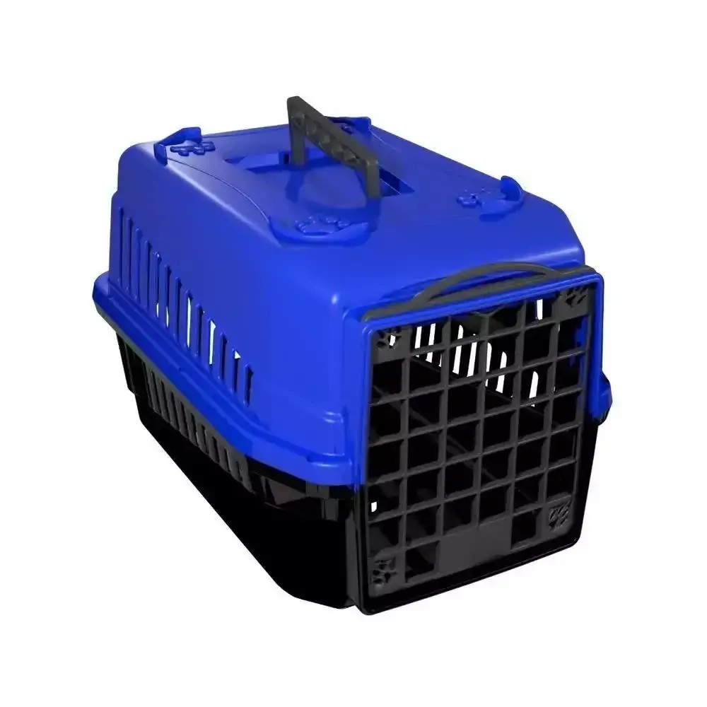 Caixa de Transporte para Cães  Podyum Mec Pet Azul Nº1