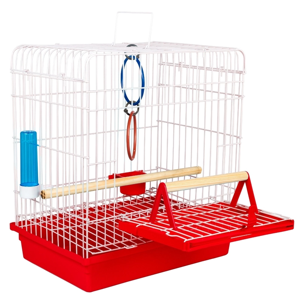 Jel Plast Gaiola Calopsita Junior Vermelha 42,5x39x27cm Axcxl