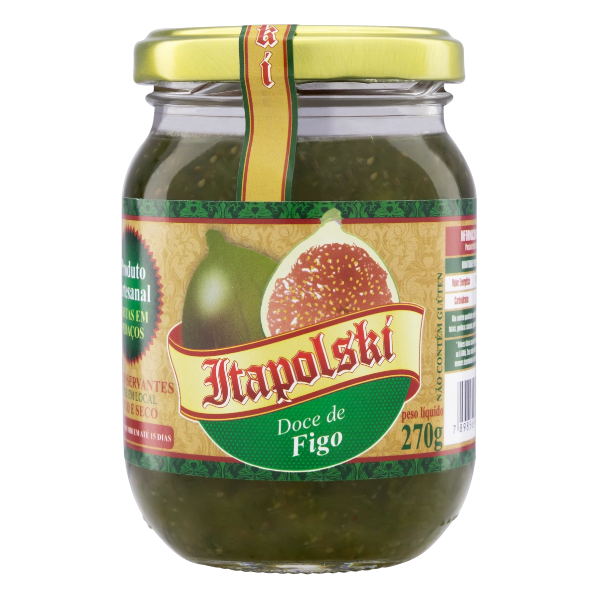 Doce Figo Itapolski Vidro 270g