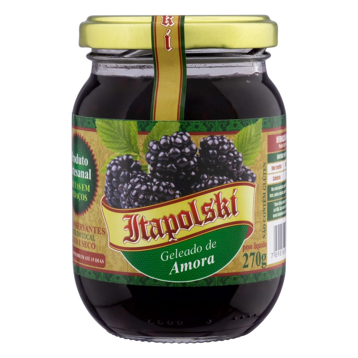 Geleado Amora Itapolski Vidro 270g