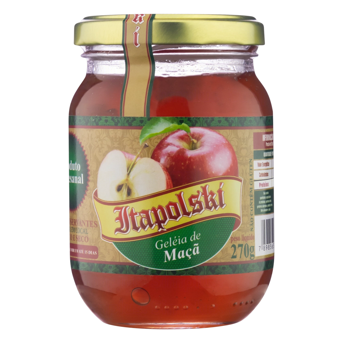 Geleia Maçã Itapolski Vidro 270g